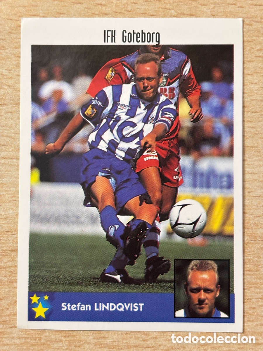 Figurine di Calcio: # 115 Lindqvist Goteborg Suecia Mejores Equipos de Europa 97-98 Panini