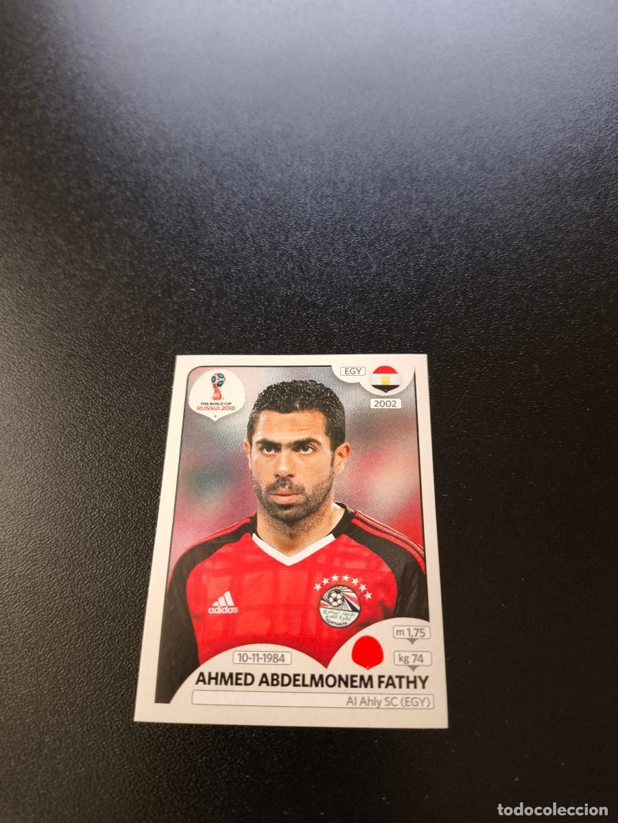 Figurine di Calcio: 80 Ahmed Abdelmonem Fathy EGIPTO SIN PEGAR FIFA WORLD CUP MUNDIAL RUSIA 2018 NO LIGA ESTE