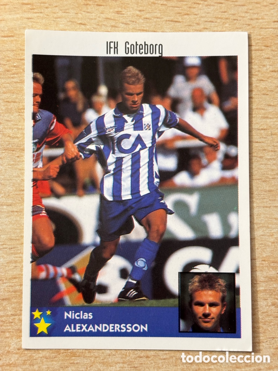 Figurine di Calcio: # 114 Alexandersson Goteborg Suecia Mejores Equipos de Europa 97-98 Panini