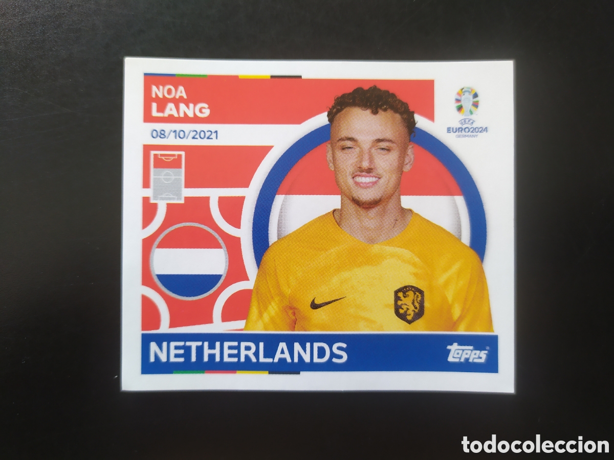 Figurine di Calcio: UEFA EURO 2024 Germany stickers topps Lang NED 19 Holanda