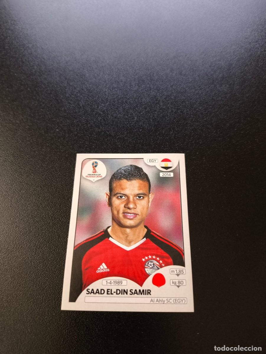 Figurine di Calcio: 82 Saad El-Din Samir EGIPTO SIN PEGAR FIFA WORLD CUP MUNDIAL RUSIA 2018 NO LIGA ESTE