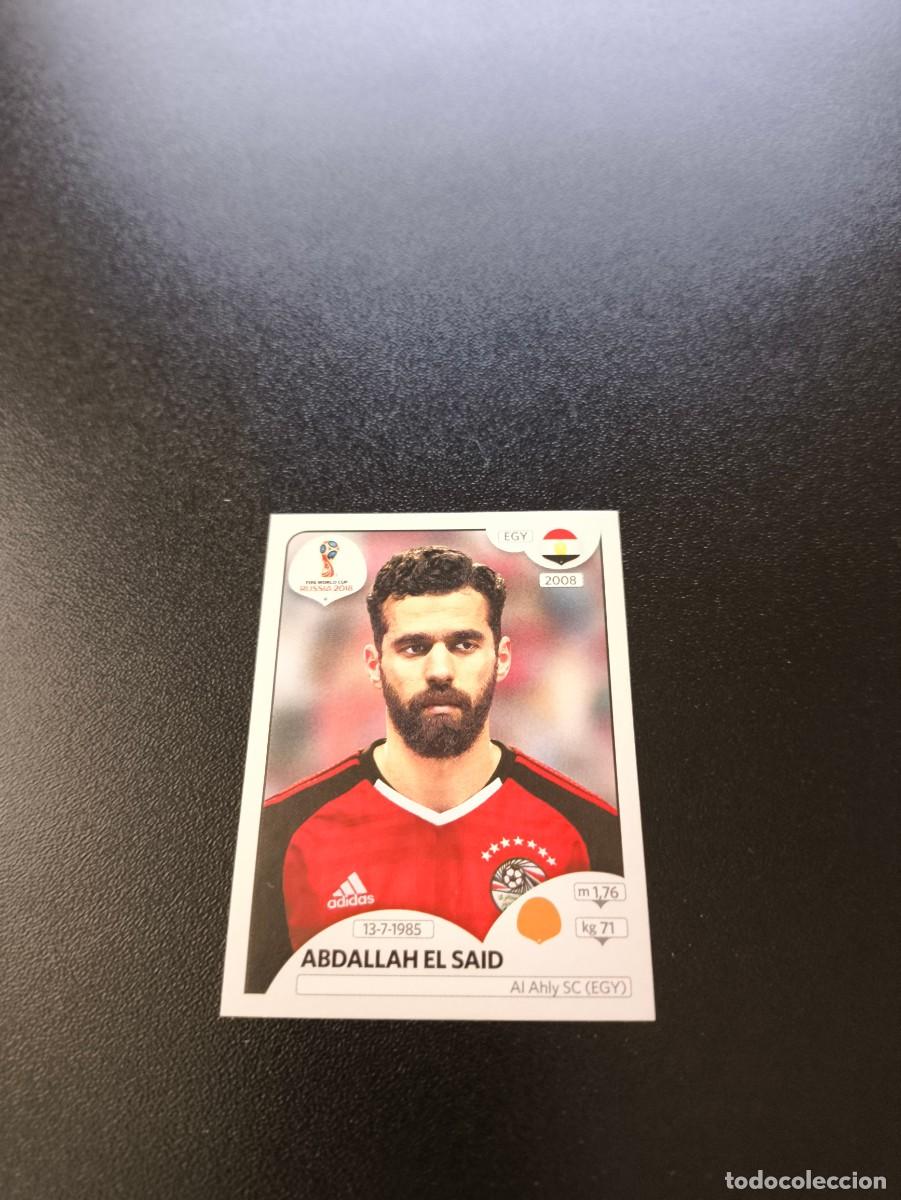 Football Stickers: 87 Abdallah El Said EGIPTO SIN PEGAR FIFA WORLD CUP MUNDIAL RUSIA 2018 NO LIGA ESTE