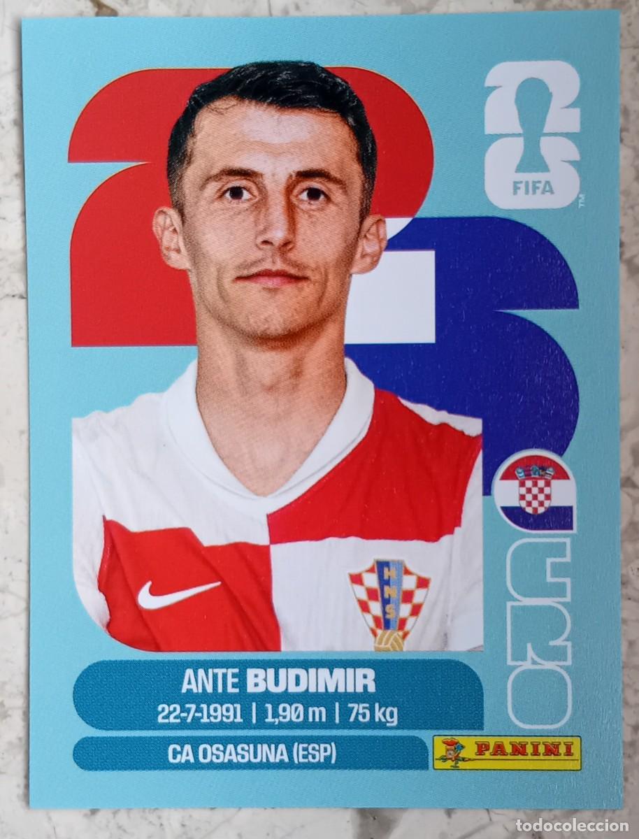 Cromos de F&uacute;tbol: Figurina Panini 2026 Cromo World Cup Usa Mundial 2026 Ante Budimir Croatia n CRO 18