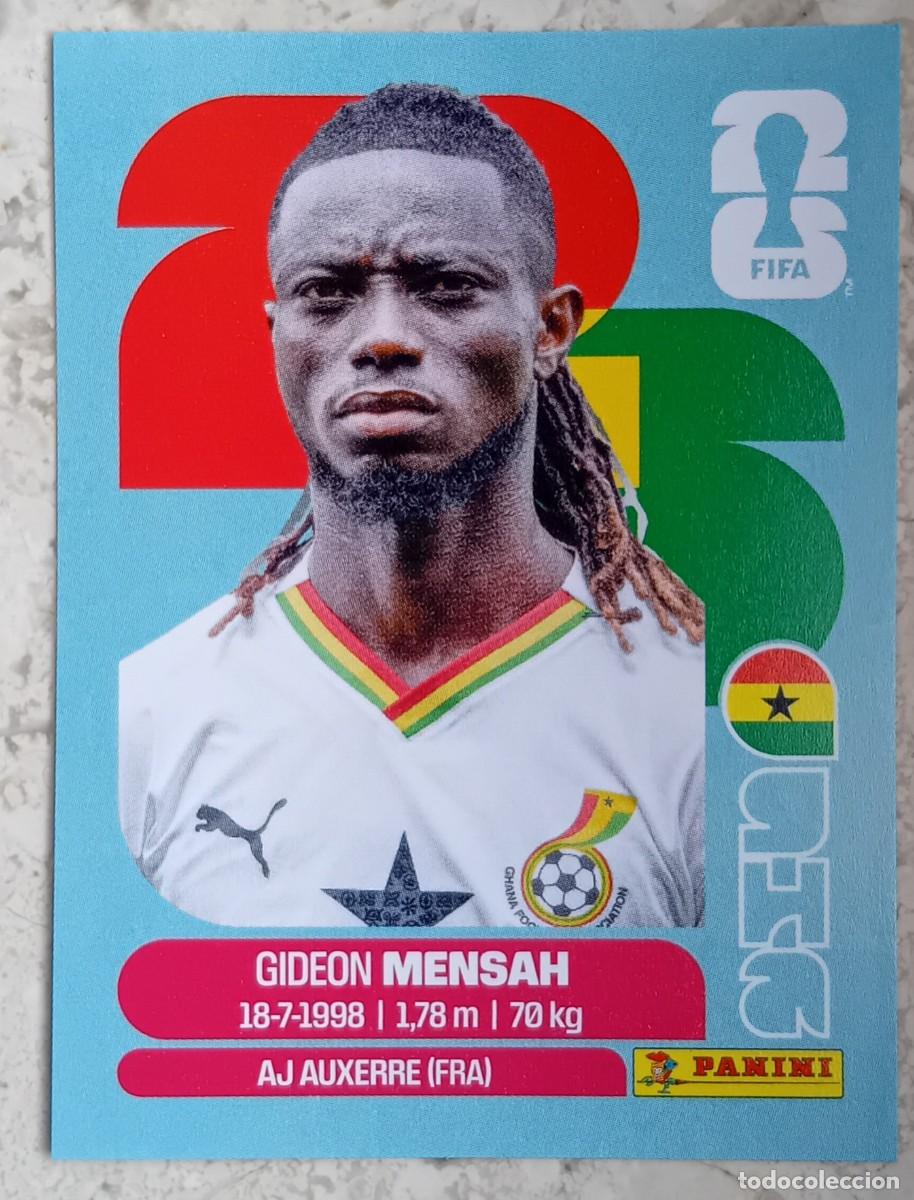Cromos de F&uacute;tbol: Figurina Panini 2026 Cromo World Cup Usa Mundial 2026 Gideon Mensah Ghana n GHA 7
