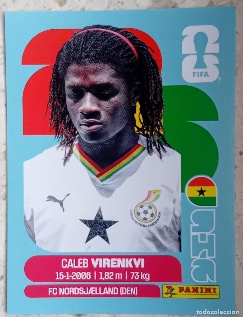 Cromos de F&uacute;tbol: Figurina Panini 2026 Cromo World Cup Usa Mundial 2026 Caleb Yirenkyi Ghana n GHA 8