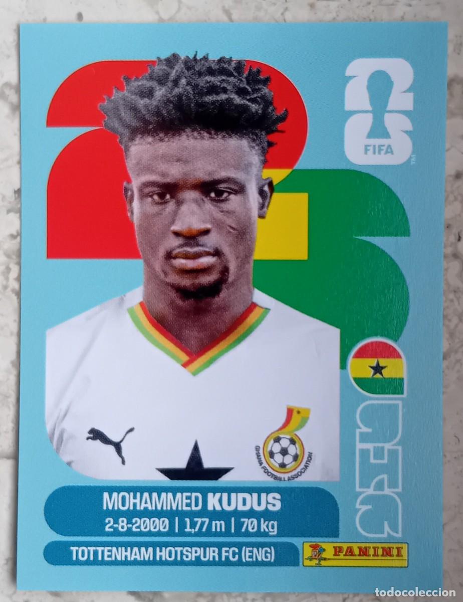 Cromos de F&uacute;tbol: Figurina Panini 2026 Cromo World Cup Usa Mundial 2026 Mohammed Kudus Ghana n GHA 14