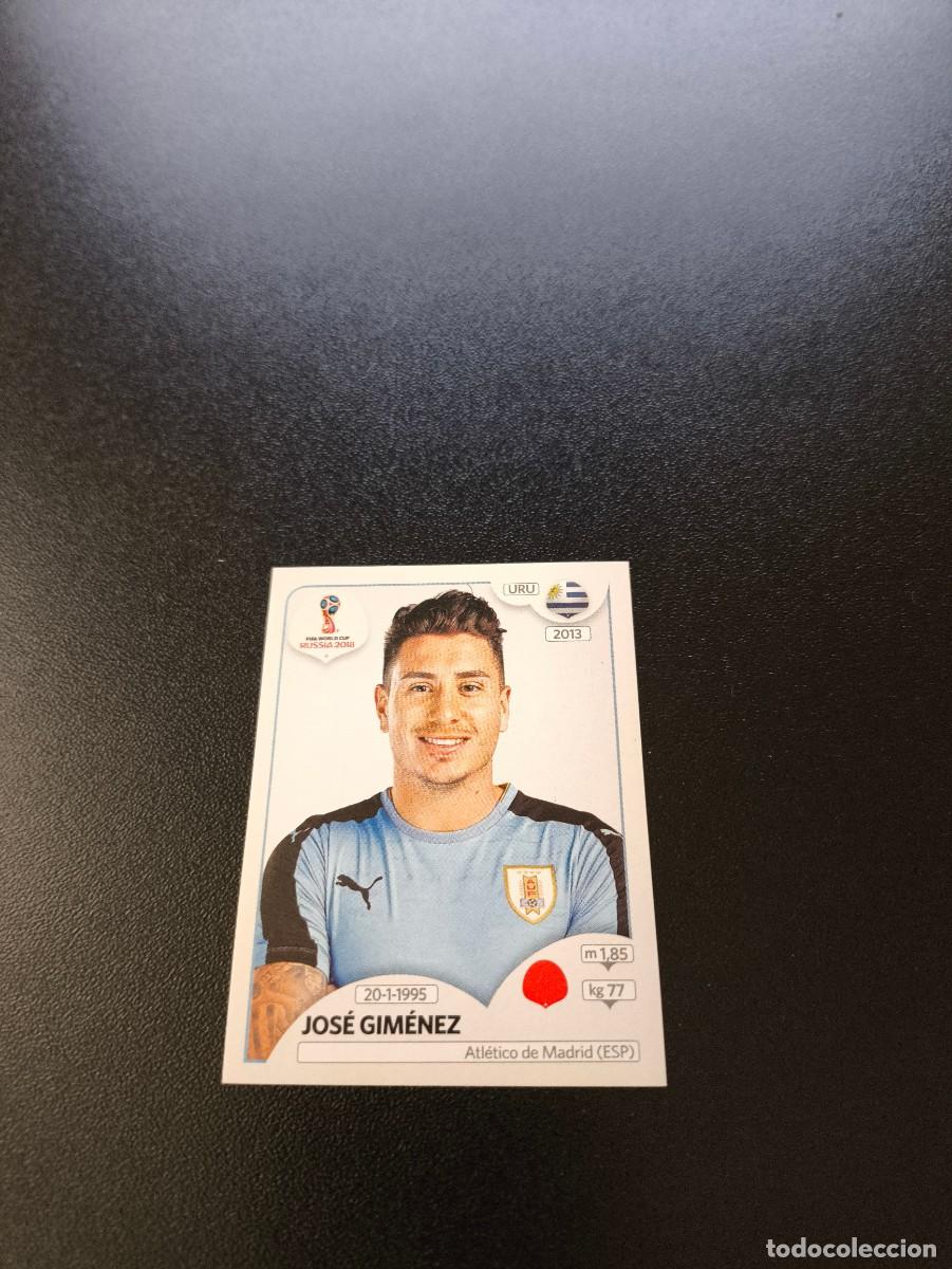 Cromos de F&uacute;tbol: 98 Jos&eacute; Gim&eacute;nez ATLETICO MADRID URUGUAY SIN PEGAR FIFA WORLD CUP MUNDIAL RUSIA 2018 NO LIGA ESTE
