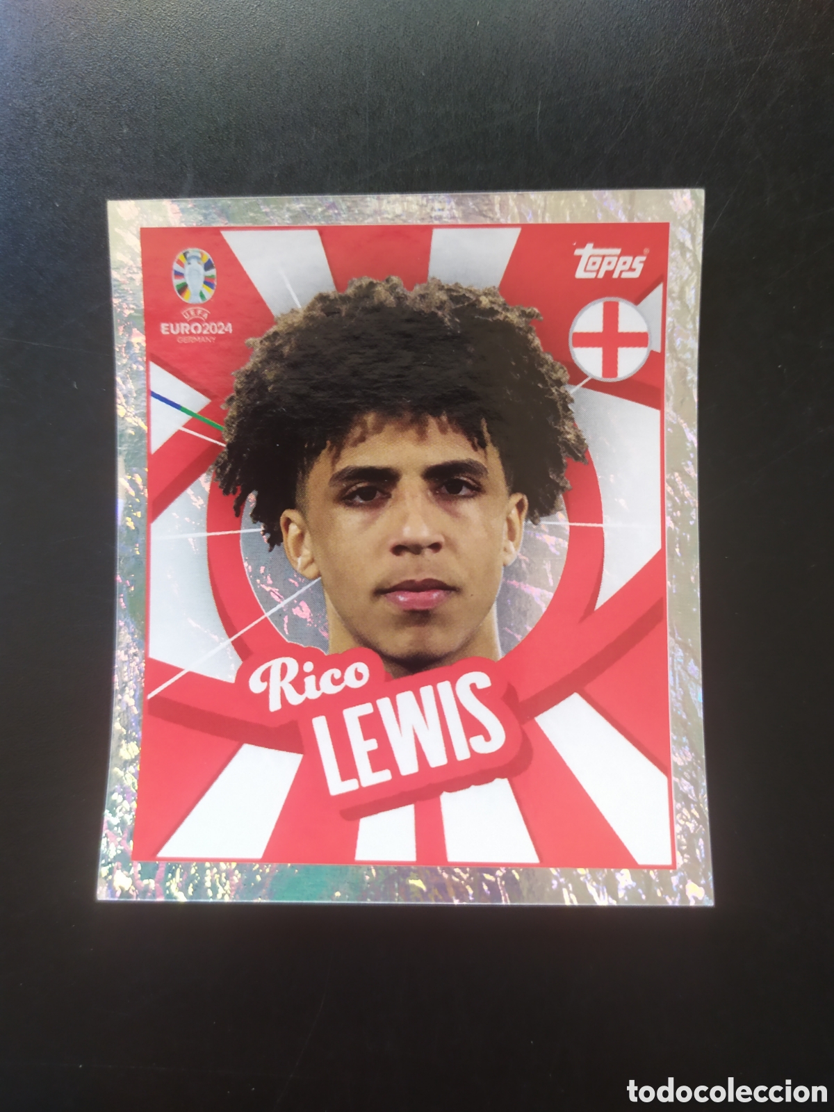 Cromos de F&uacute;tbol: UEFA EURO 2024 Germany stickers topps Rico Lewis ENG PTW Inglaterra