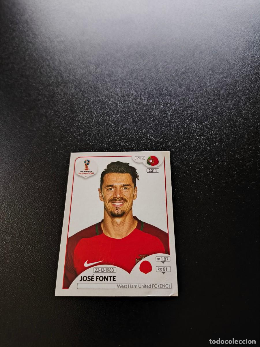 Cromos de F&uacute;tbol: 117 Jos&eacute; Fonte PORTUGAL SIN PEGAR FIFA WORLD CUP MUNDIAL RUSIA 2018 NO LIGA ESTE