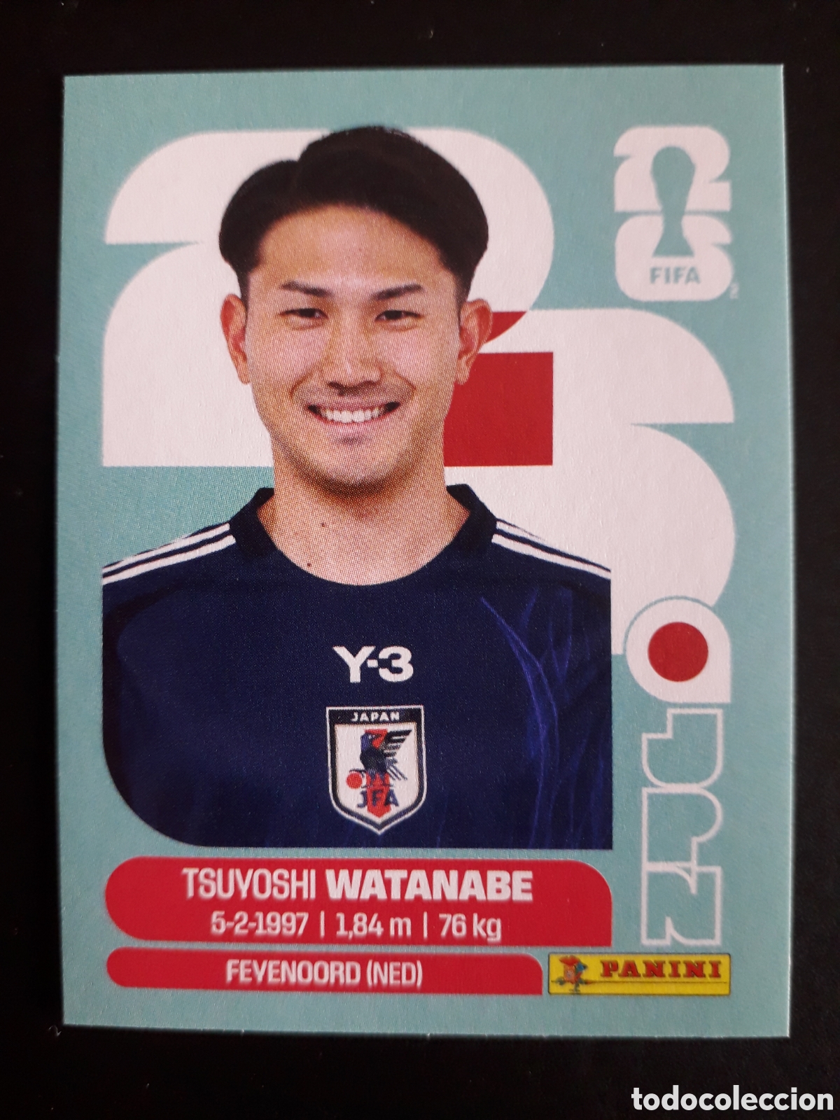 Cromos de F&uacute;tbol: WATANABE JAP&Oacute;N JPN 7 MUNDIAL F&Uacute;TBOL 2026 FIFA WORLD CUP PANINI SIN PEGAR PEDIDO M&Iacute;NIMO 3&euro;.