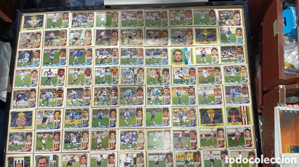 Cromos de F&uacute;tbol: LOTE 139 CROMOS SIN PEGAR LIGA F&Uacute;TBOL 95 96