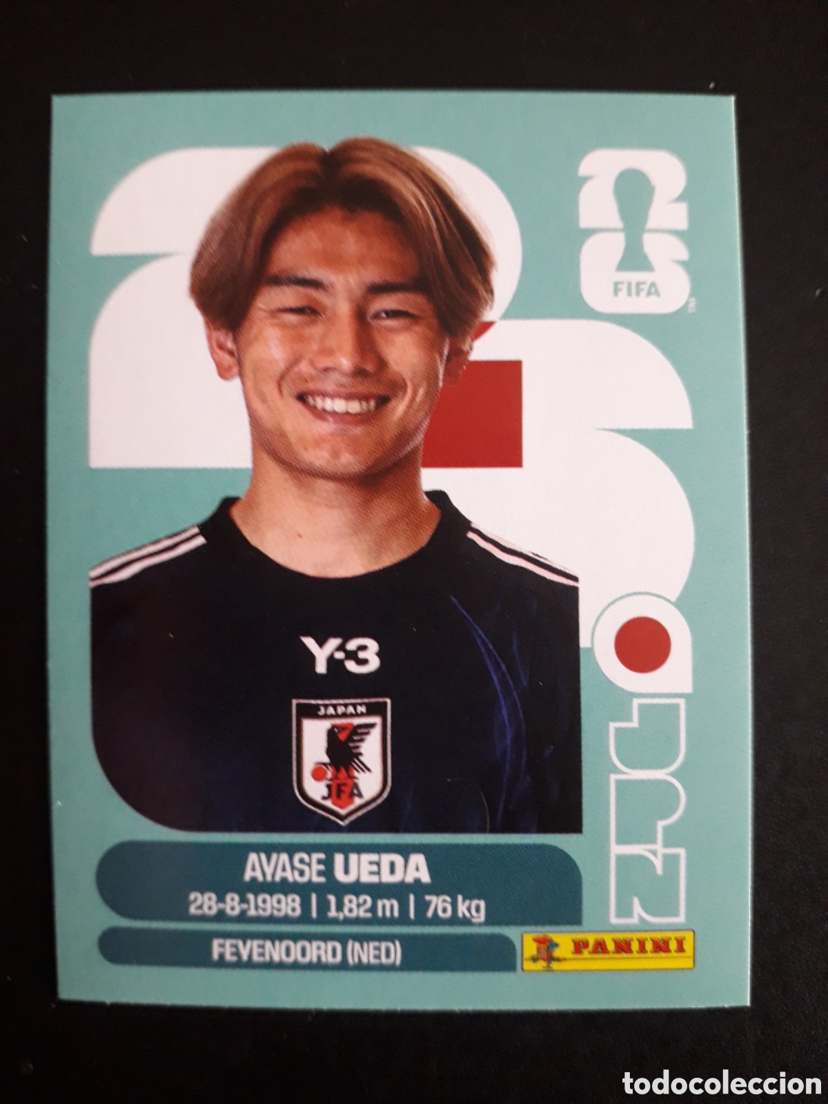 Cromos de F&uacute;tbol: UEDA JAP&Oacute;N JPN 20 MUNDIAL F&Uacute;TBOL 2026 FIFA WORLD CUP PANINI SIN PEGAR PEDIDO M&Iacute;NIMO 3&euro;.