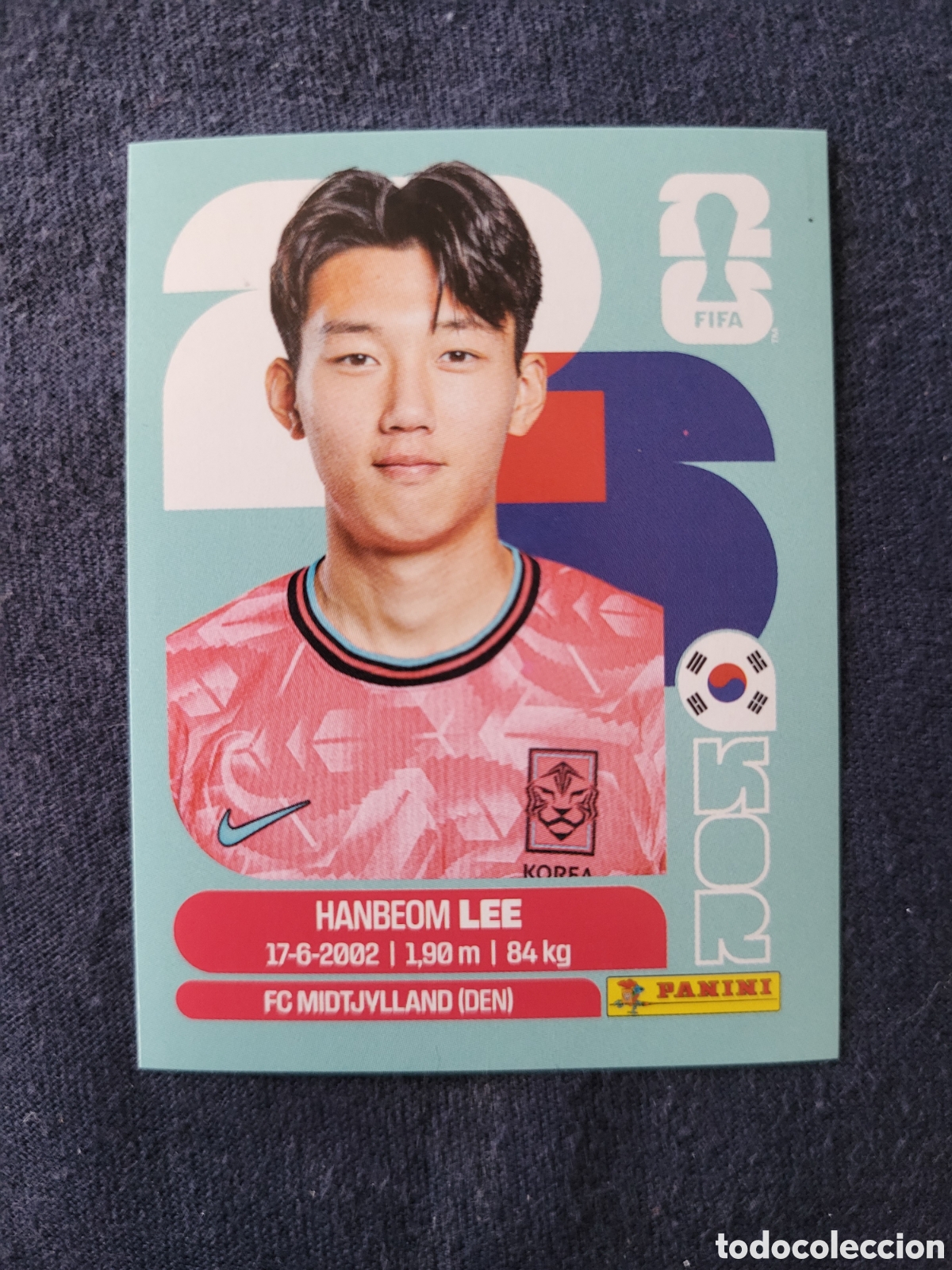 Cromos de F&uacute;tbol: KOR 7 Hanbeom Lee [Sticker] / FIFA World Cup 2026