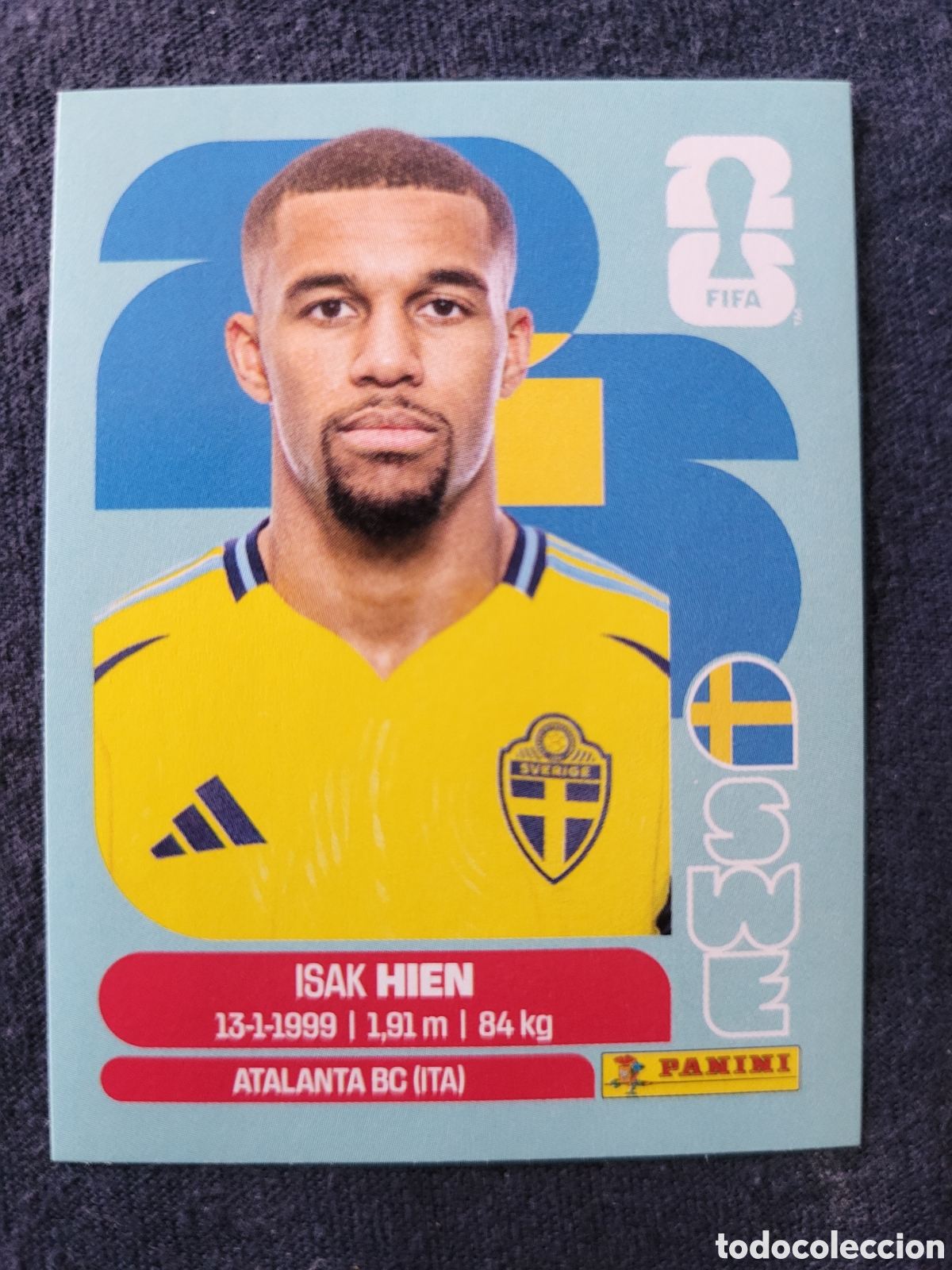 Cromos de F&uacute;tbol: SWE 3 Isak Hien [Sticker] / FIFA World Cup 2026