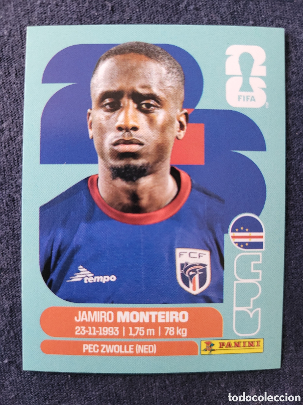 Cromos de F&uacute;tbol: CPV 12 Jamiro Monteiro [Sticker] / FIFA World Cup 2026