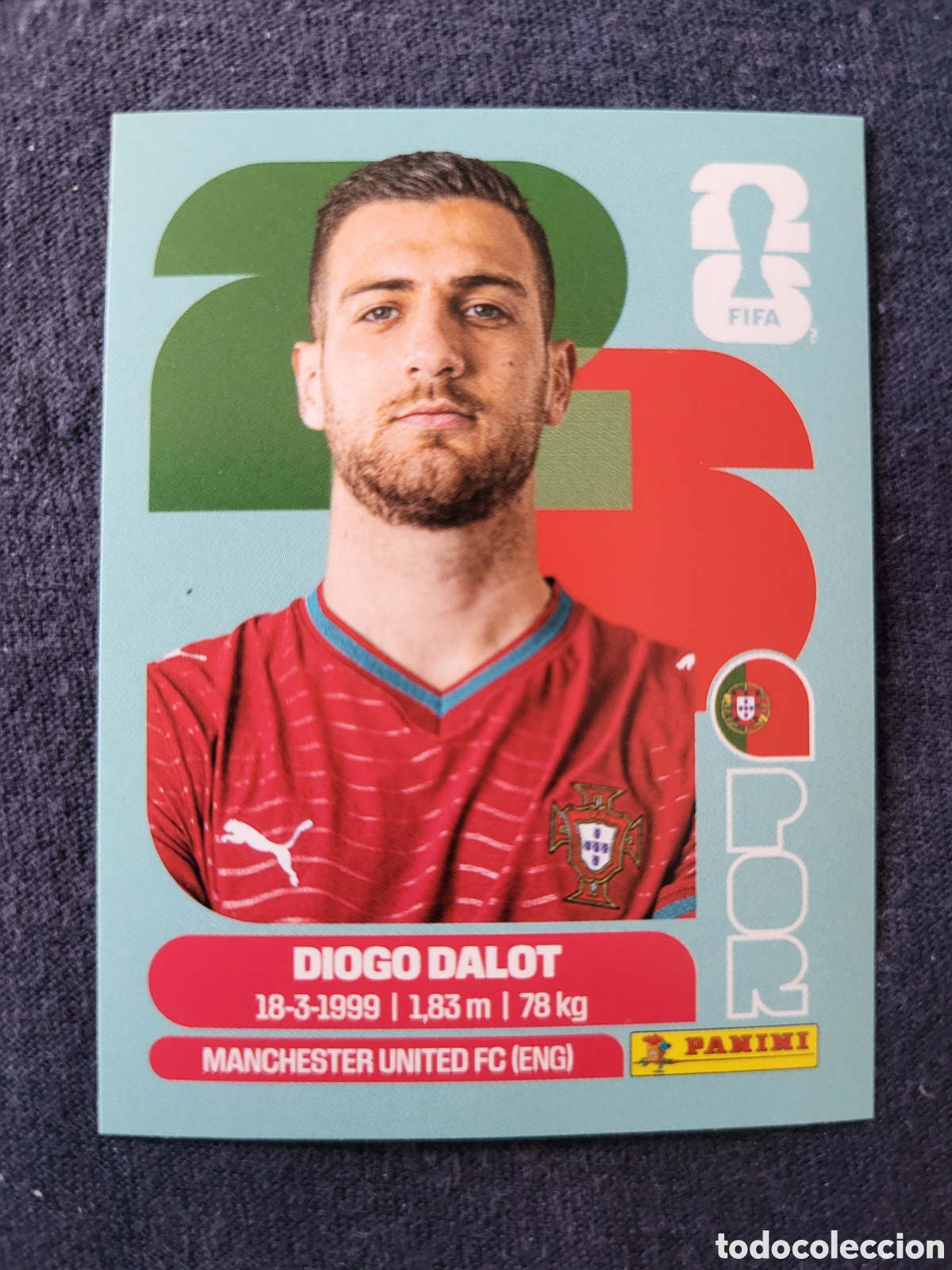 Cromos de F&uacute;tbol: POR 6 Diogo Dalot [Sticker] / FIFA World Cup 2026