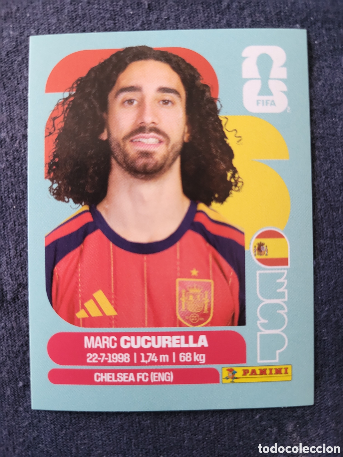 Cromos de F&uacute;tbol: ESP 8 Marc Cucurella [Sticker] / FIFA World Cup 2026