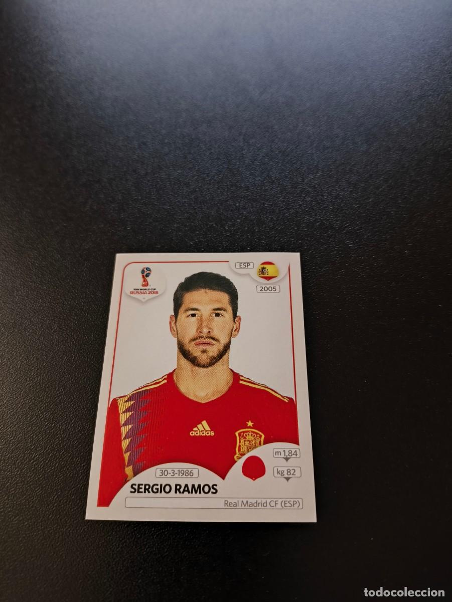 Cromos de F&uacute;tbol: 139 Sergio Ramos REAL MADRID ESPA&Ntilde;A SIN PEGAR FIFA WORLD CUP MUNDIAL RUSIA 2018 NO LIGA ESTE