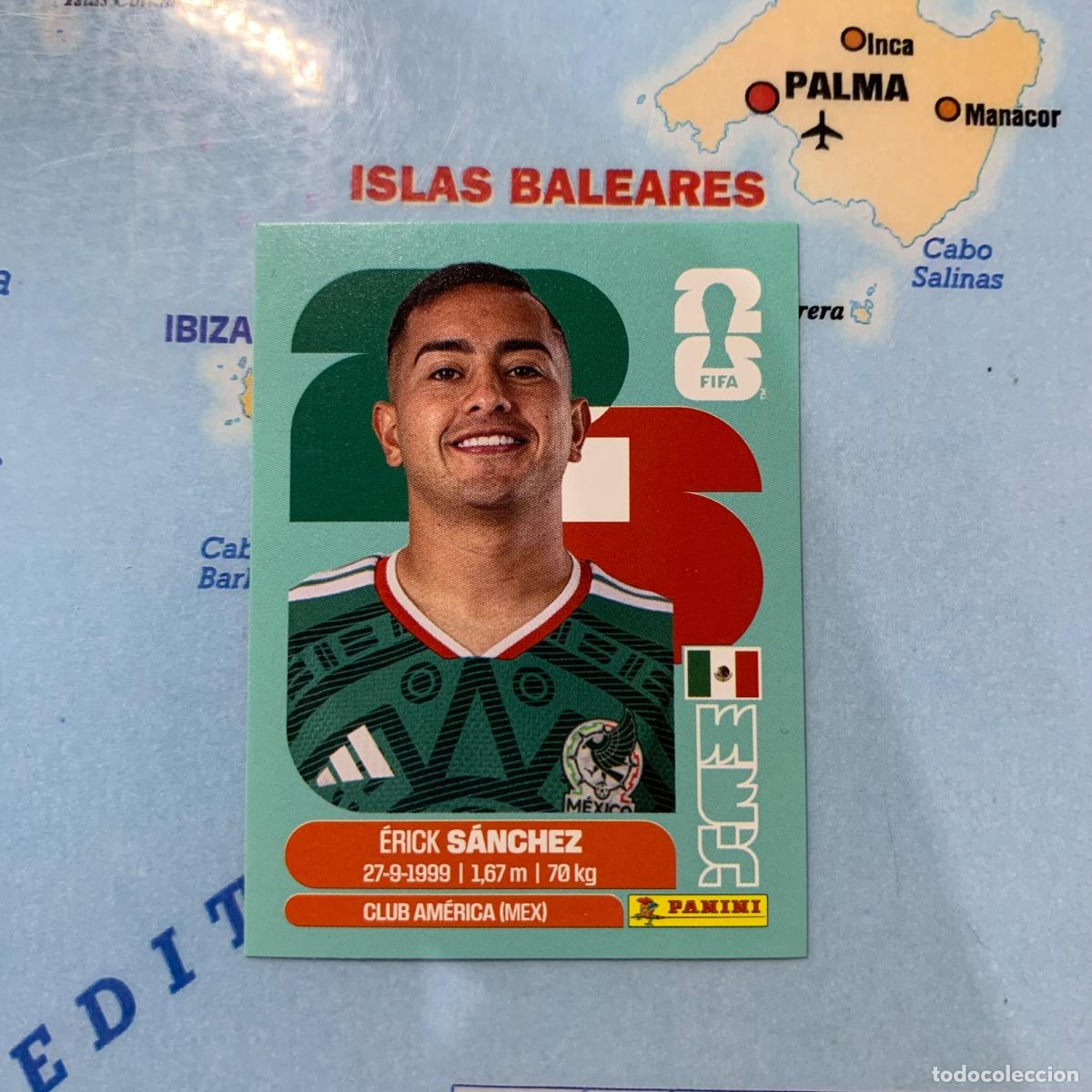 Figurine di Calcio: S&aacute;nchez numero 14 de Mexico cromo panini Mundial Fifa World Cup 2026