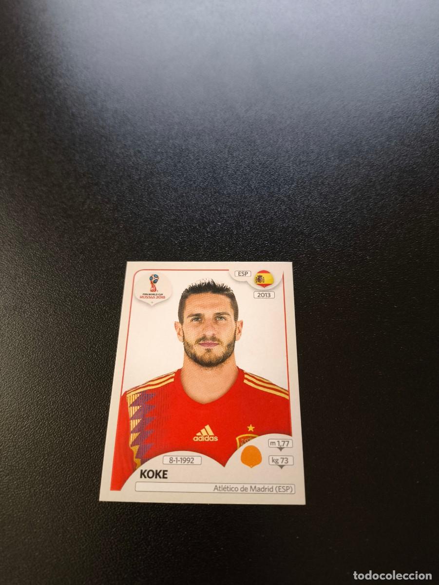 Figurine di Calcio: 144 Koke ATLETICO DE MADRID ESPA&Ntilde;A SIN PEGAR FIFA WORLD CUP MUNDIAL RUSIA 2018 NO LIGA ESTE