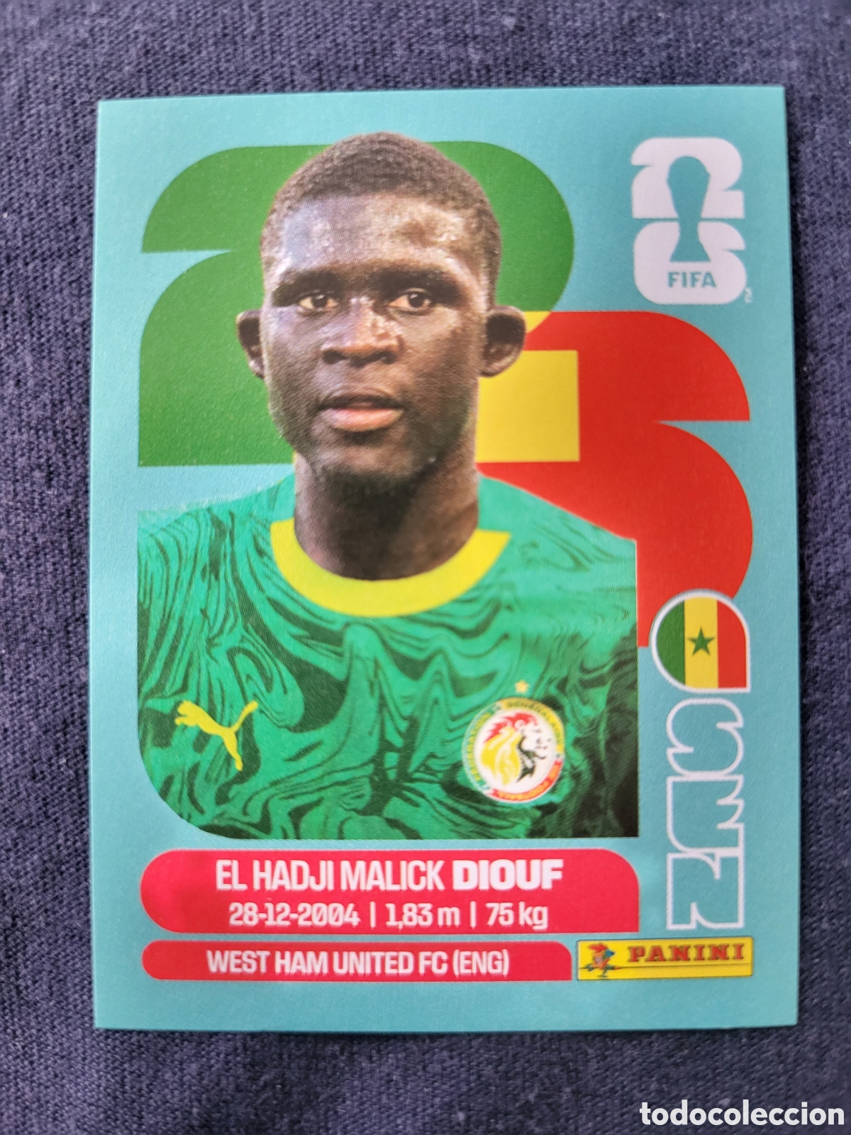 Figurine di Calcio: SEN 7 El Hadji Malick Diouf [Sticker] / FIFA World Cup 2026