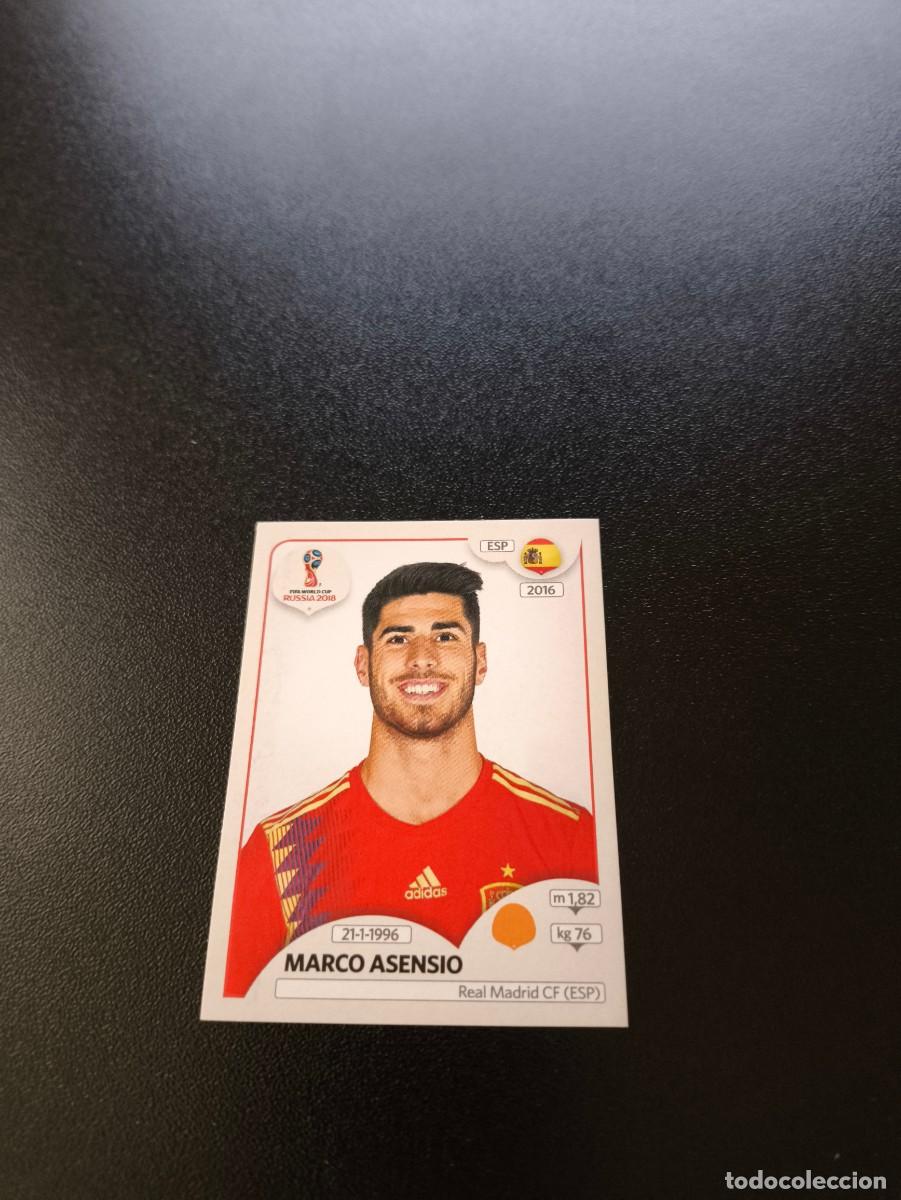 Figurine di Calcio: 145 Marco Asensio REAL MADRID ESPA&Ntilde;A SIN PEGAR FIFA WORLD CUP MUNDIAL RUSIA 2018 NO LIGA ESTE