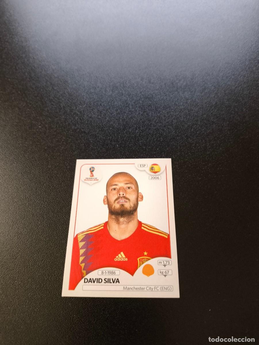 Figurine di Calcio: 147 David Silva VALENCIA CITY ESPA&Ntilde;A SIN PEGAR FIFA WORLD CUP MUNDIAL RUSIA 2018 NO LIGA ESTE