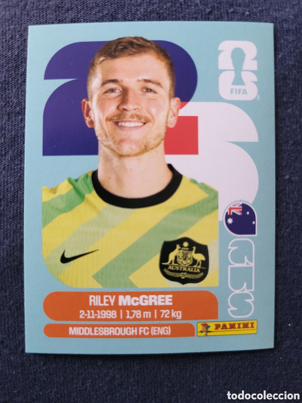 Cromos de Futebol: AUS 12 Riley McGree [Sticker] / FIFA World Cup 2026