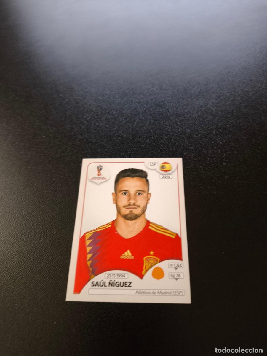 Cromos de Futebol: 148 Sa&uacute;l &Ntilde;&iacute;guez ATLETICO DE MADRID ESPA&Ntilde;A SIN PEGAR FIFA WORLD CUP MUNDIAL RUSIA 2018 NO LIGA ESTE