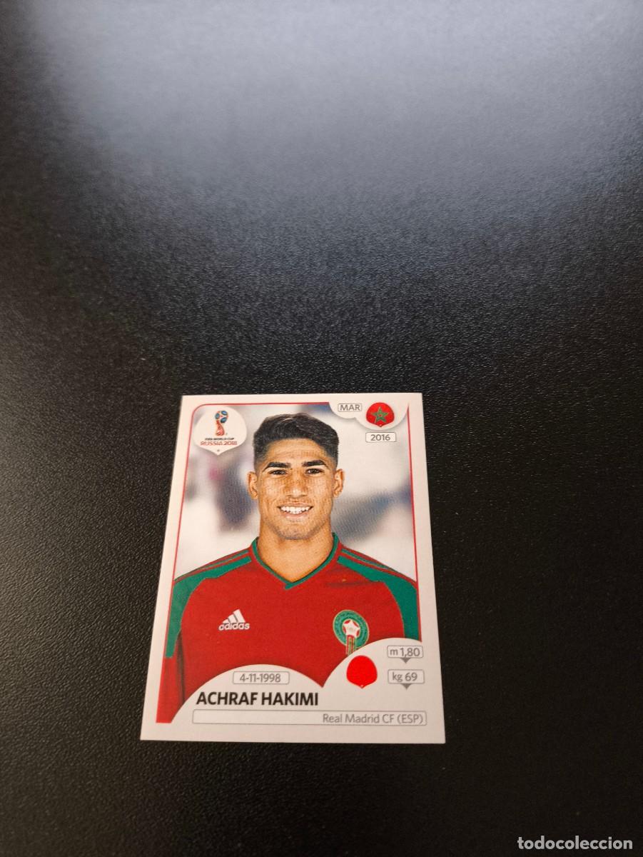 Cromos de F&uacute;tbol: 160 Achraf Hakimi PSG ROOKIE MARRUECOS SIN PEGAR FIFA WORLD CUP MUNDIAL RUSIA 2018 NO LIGA ESTE