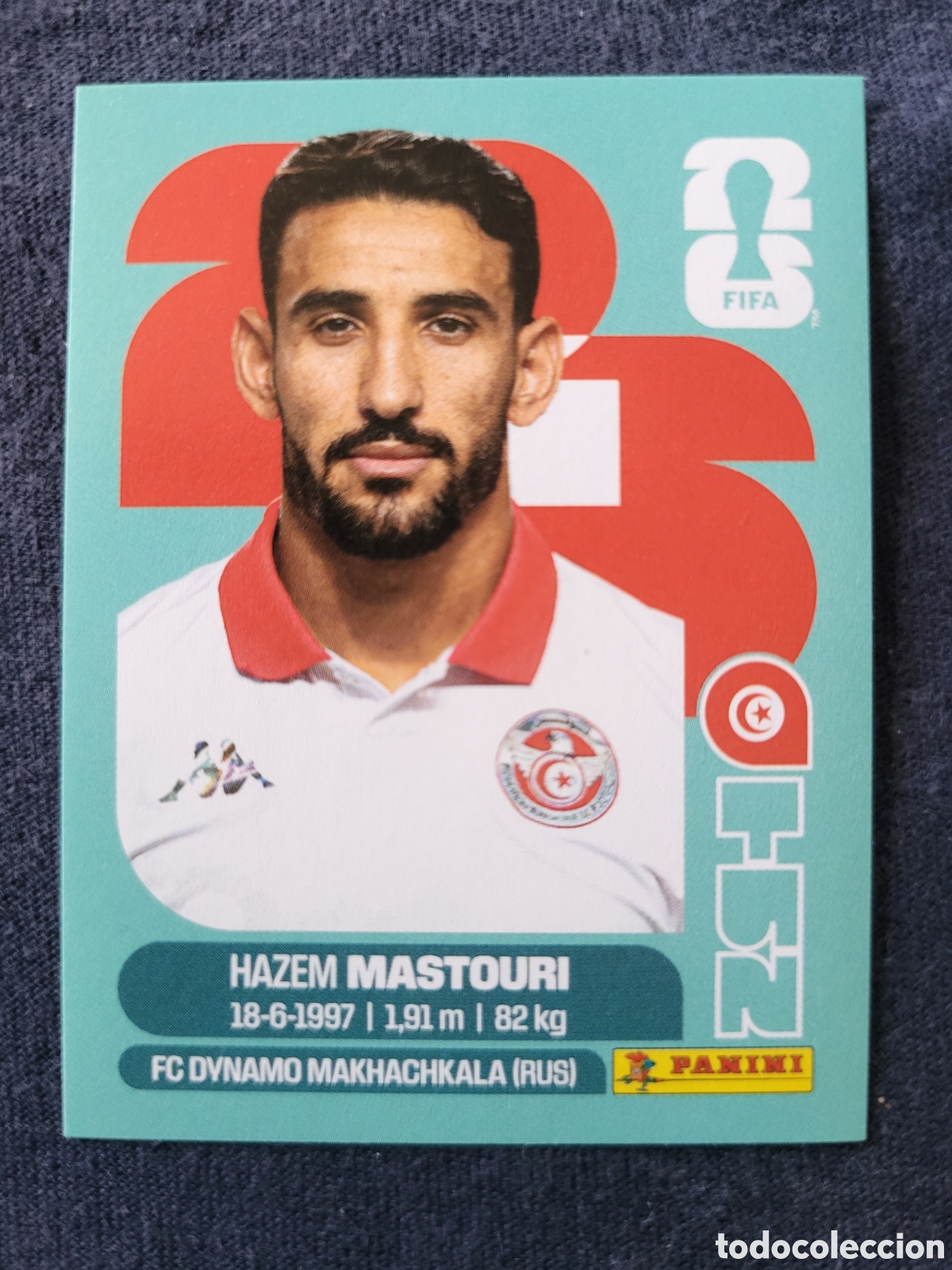 Cromos de F&uacute;tbol: TUN 17 Hazem Mastouri [Sticker] / FIFA World Cup 2026