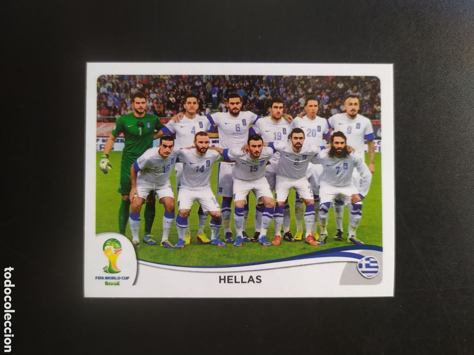 Cromos de Futebol: Mundial FIFA Brasil 2014 panini alineaci&oacute;n n&deg; 204 Grecia