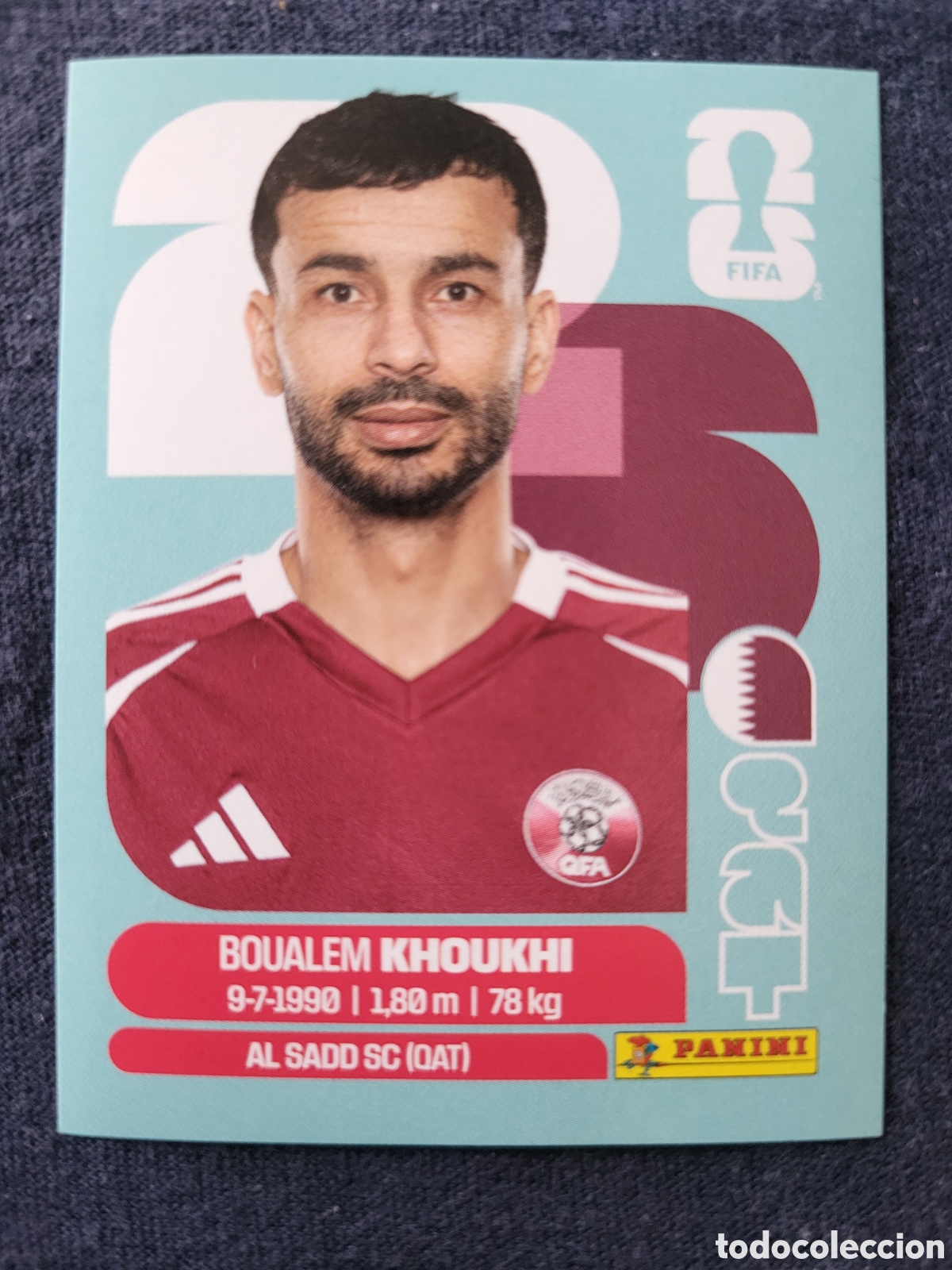 Cromos de Futebol: QAT 6 Boualem Khoukhi [Sticker] / FIFA World Cup 2026