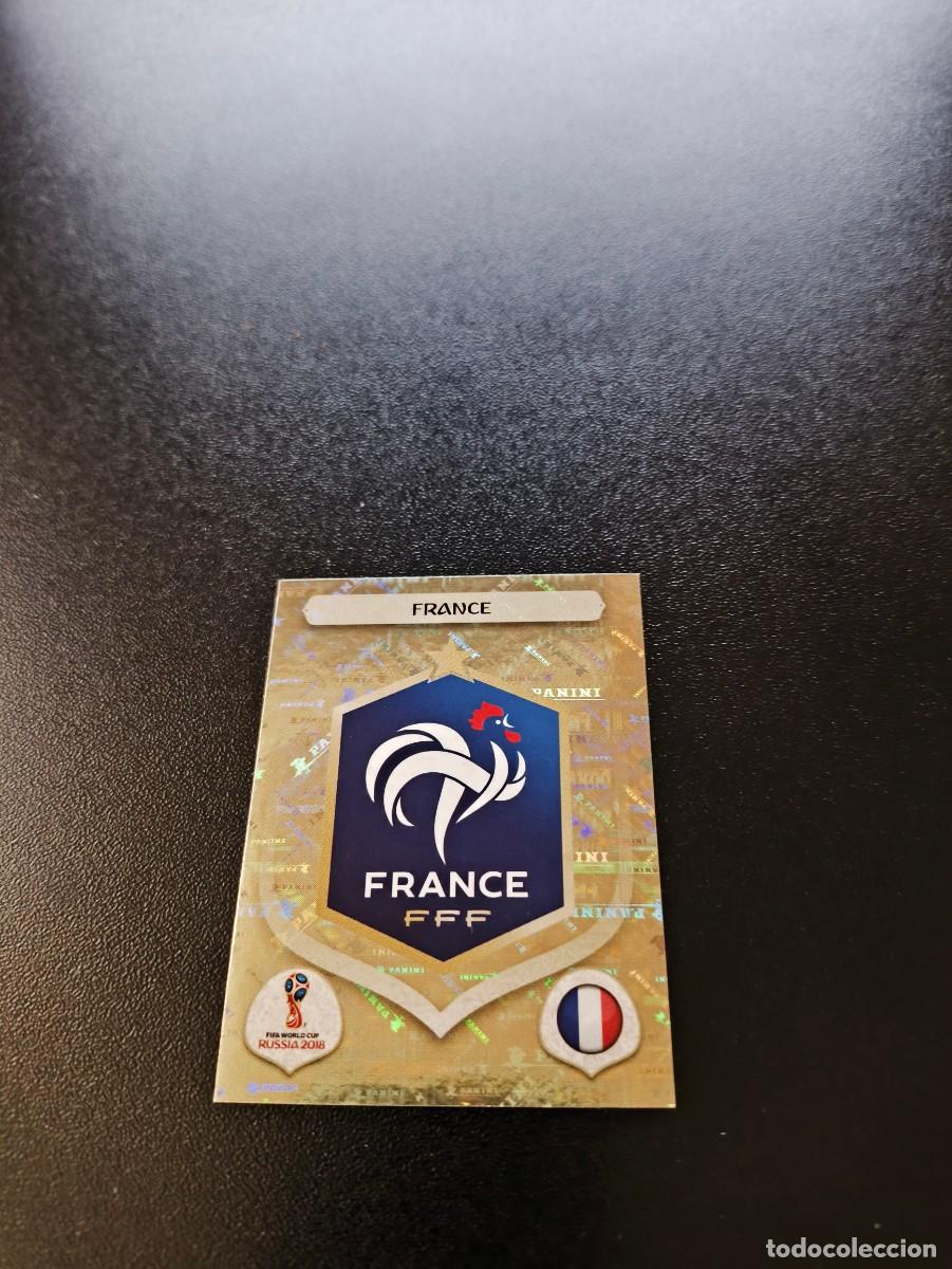 Cromos de F&uacute;tbol: 192 ESCUDO EMBLEMA FRANCIA SIN PEGAR FIFA WORLD CUP MUNDIAL RUSIA 2018 NO LIGA ESTE