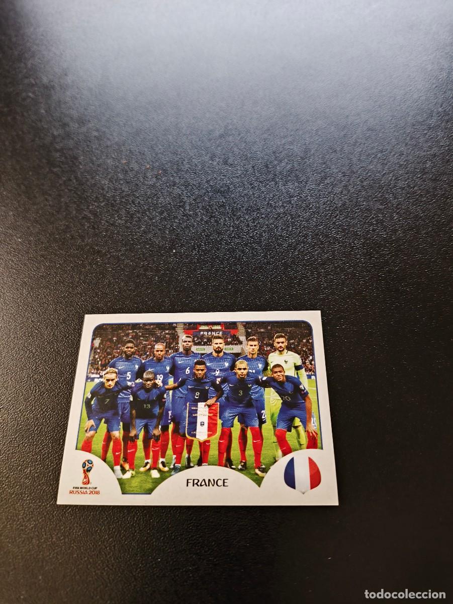 Cromos de F&uacute;tbol: 193 EQUIPO CON MBAPPE ROOKIE FRANCIA SIN PEGAR FIFA WORLD CUP MUNDIAL RUSIA 2018 NO LIGA ESTE