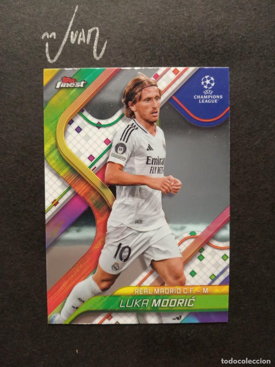 Cromos de F&uacute;tbol: N&ordm; 10 MODRIC REAL MADRID CROACIA ⚽ TOPPS &reg; FINEST UEFA CHAMPIONS LEAGUE 2024 2025 24 25 NUEVO