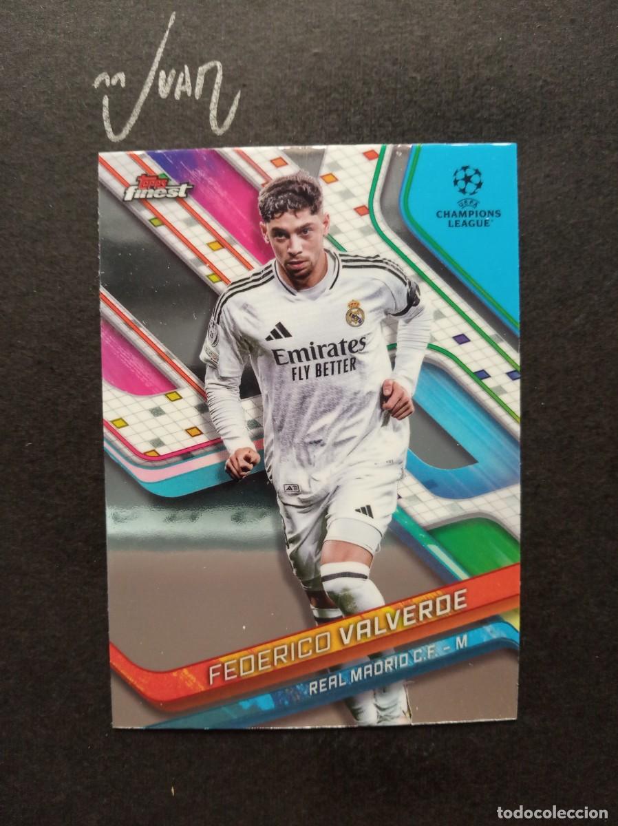 Cromos de F&uacute;tbol: N&ordm; 131 VALVERDE REAL MADRID URUGUAY ⚽ TOPPS &reg; FINEST UEFA CHAMPIONS LEAGUE 2024 2025 24 25 NUEVO