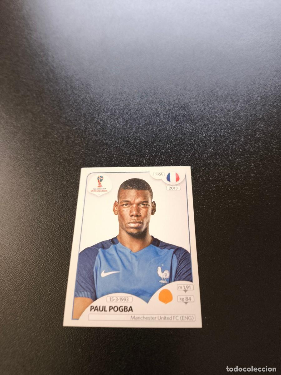 Cromos de F&uacute;tbol: 205 Paul Pogba FRANCIA SIN PEGAR FIFA WORLD CUP MUNDIAL RUSIA 2018 NO LIGA ESTE