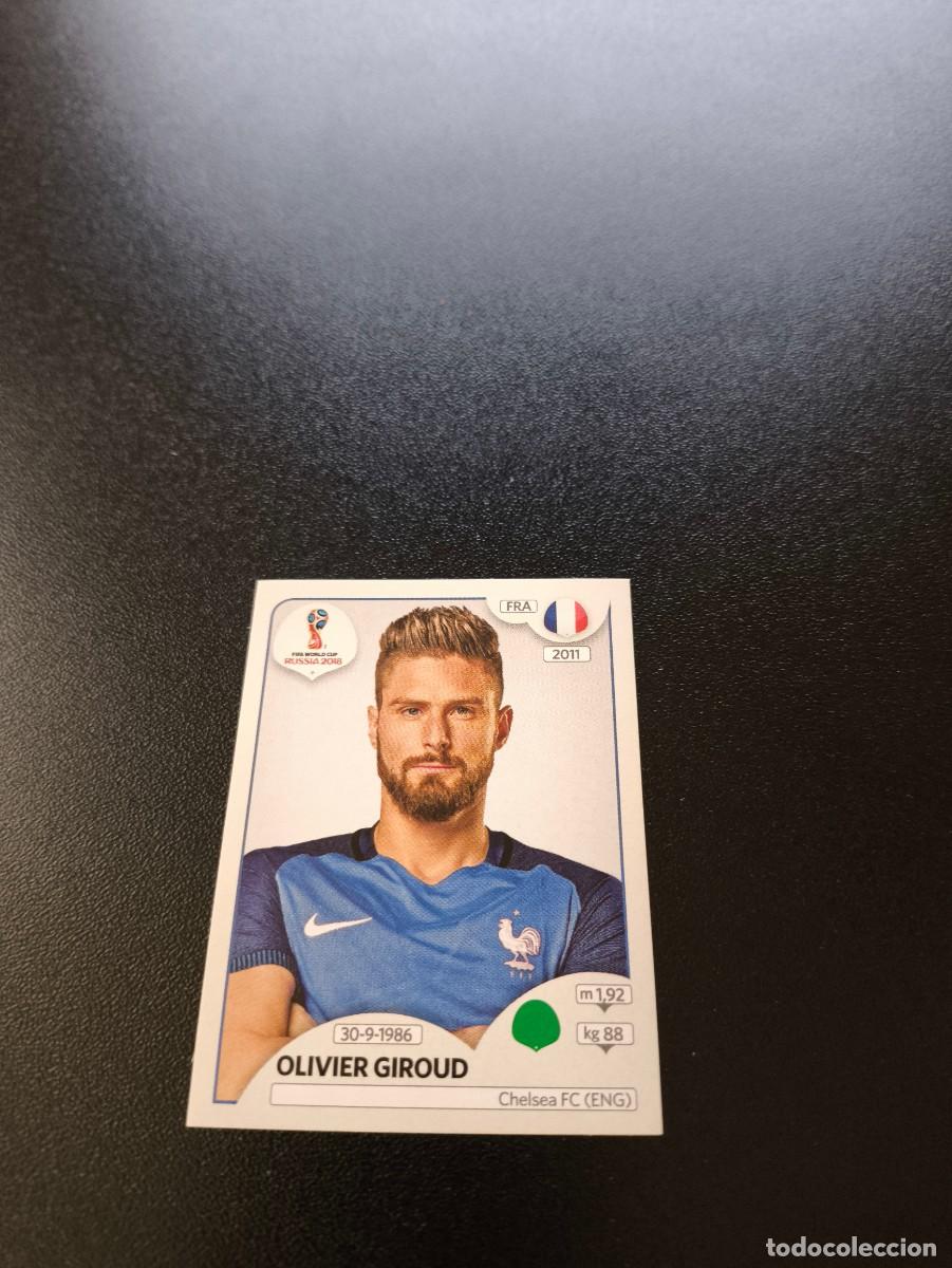 Cromos de F&uacute;tbol: 206 Olivier Giroud FRANCIA SIN PEGAR FIFA WORLD CUP MUNDIAL RUSIA 2018 NO LIGA ESTE