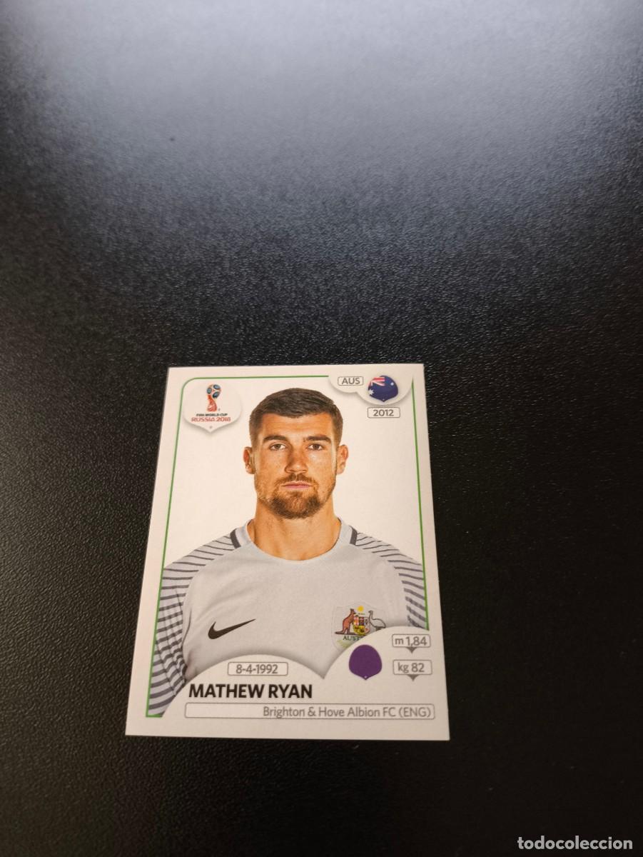 Cromos de F&uacute;tbol: 214 Mathew Ryan LEVANTE AUSTRALIA SIN PEGAR FIFA WORLD CUP MUNDIAL RUSIA 2018 NO LIGA ESTE