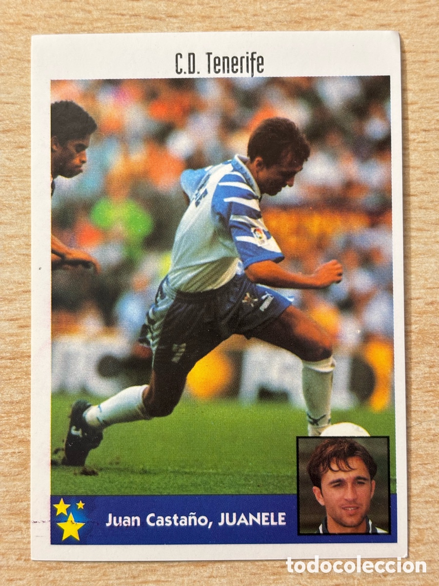 Cromos de F&uacute;tbol: # 106 Juanele CD Tenerife Mejores Equipos de Europa 97-98 Panini