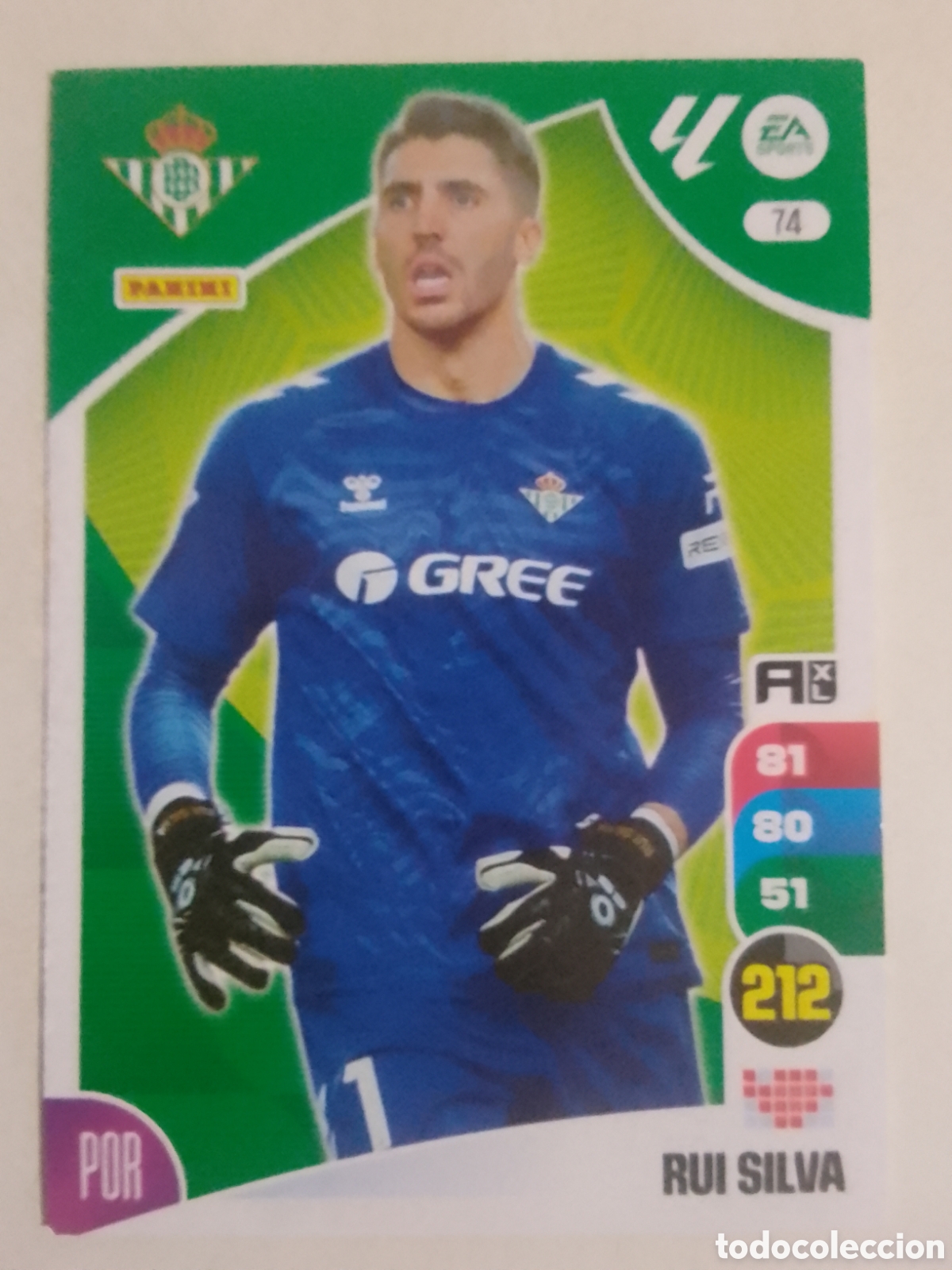 Cromos de F&uacute;tbol: Adrenalyn XL 2024-25 n&deg; 74 Ruiz Silva &bull; Betis.