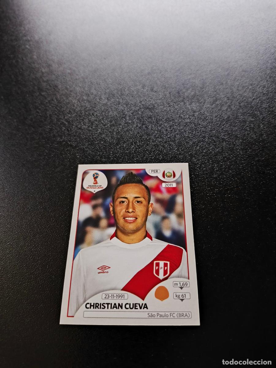 Cromos de F&uacute;tbol: 242 Christian Cueva PERU SIN PEGAR FIFA WORLD CUP MUNDIAL RUSIA 2018 NO LIGA ESTE