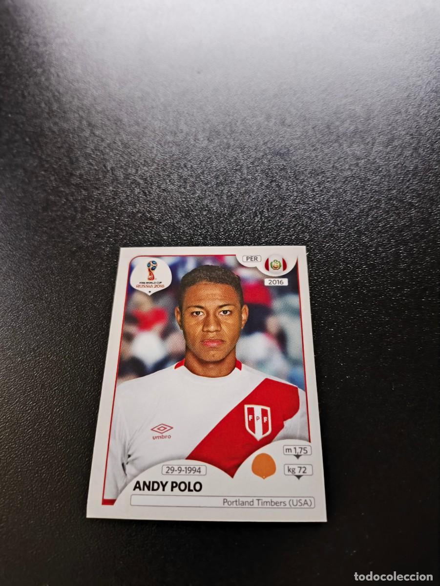 Figurine di Calcio: 244 Andy Polo PERU SIN PEGAR FIFA WORLD CUP MUNDIAL RUSIA 2018 NO LIGA ESTE