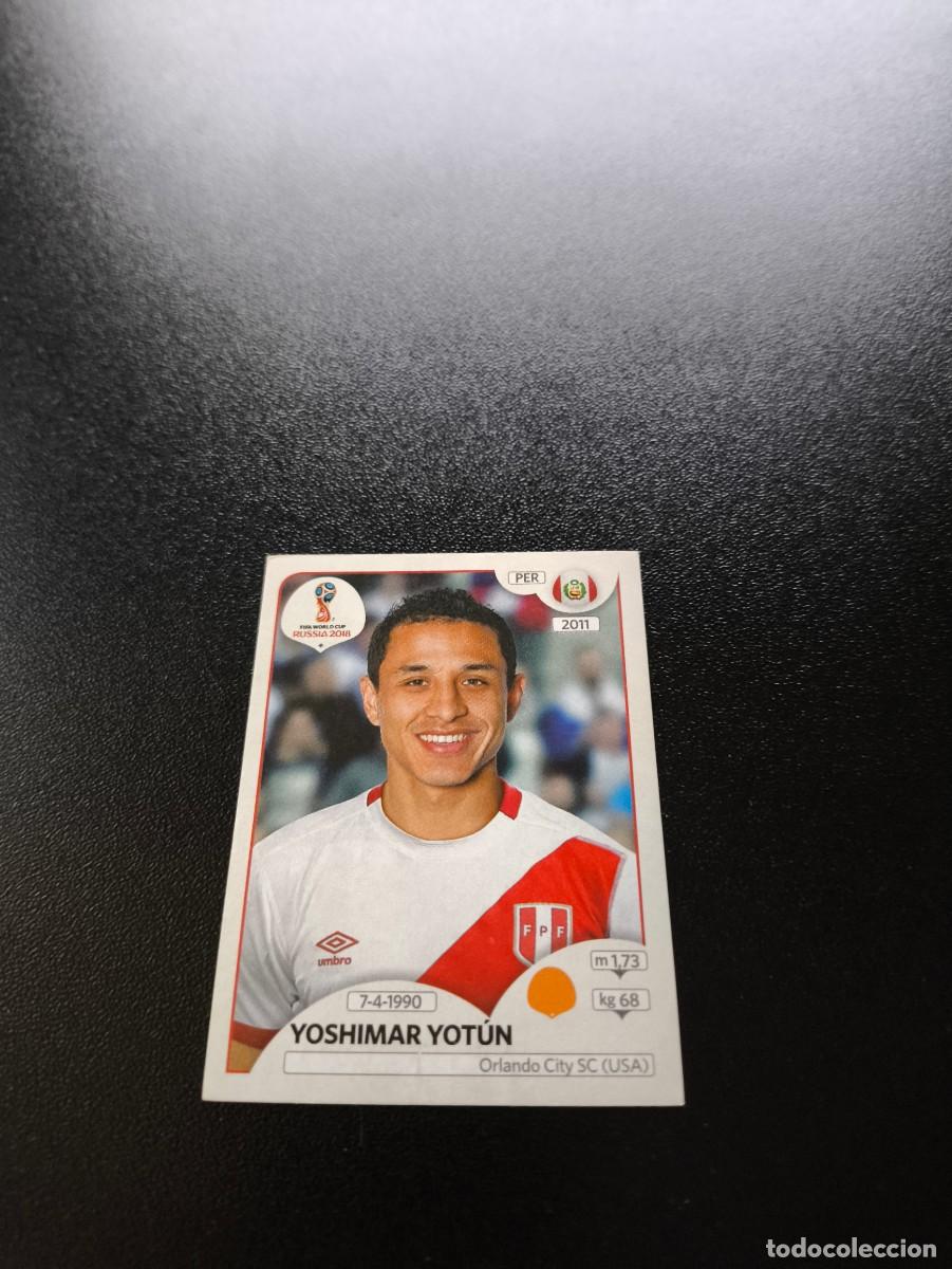 Cromos de Futebol: 245 Yoshimar Yot&uacute;n PERU SIN PEGAR FIFA WORLD CUP MUNDIAL RUSIA 2018 NO LIGA ESTE