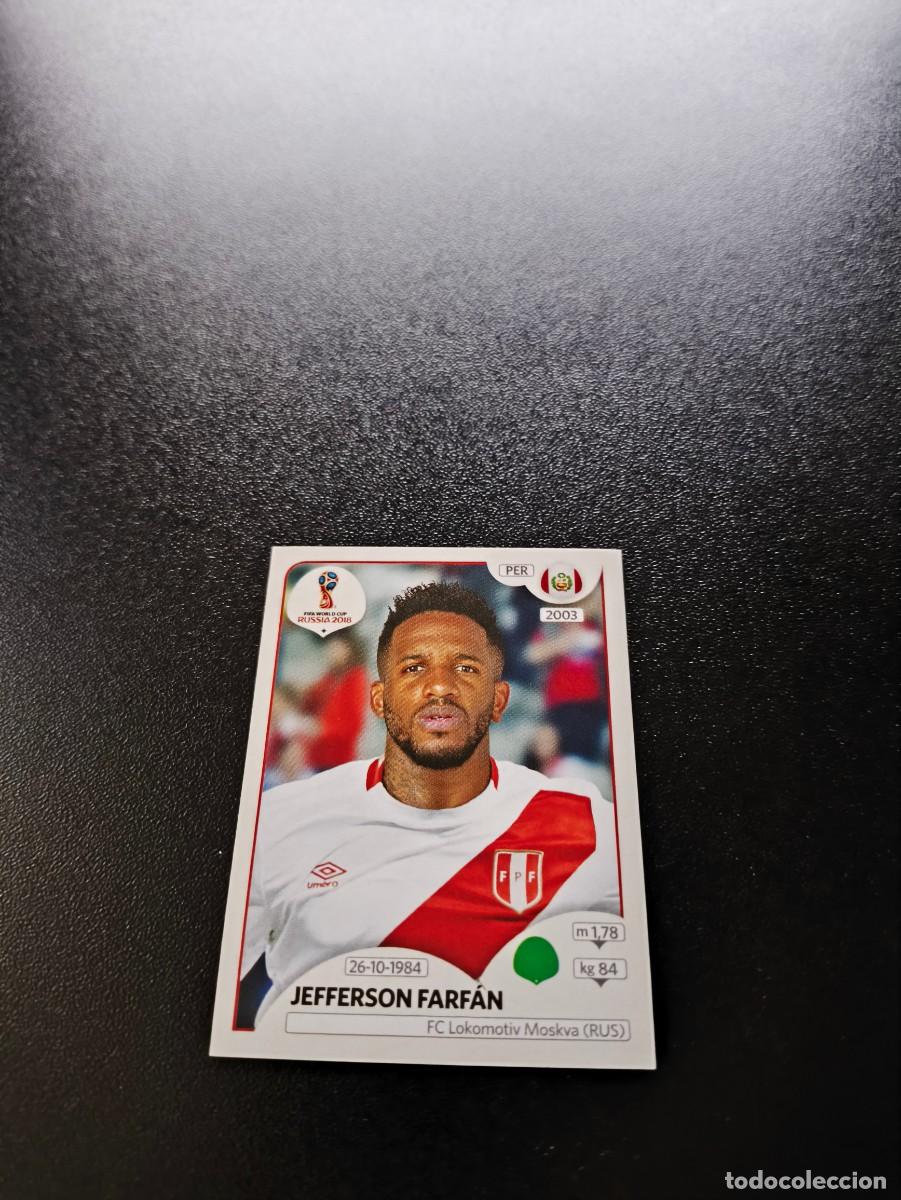 Figurine di Calcio: 249 Jefferson Farf&aacute;n PERU SIN PEGAR FIFA WORLD CUP MUNDIAL RUSIA 2018 NO LIGA ESTE