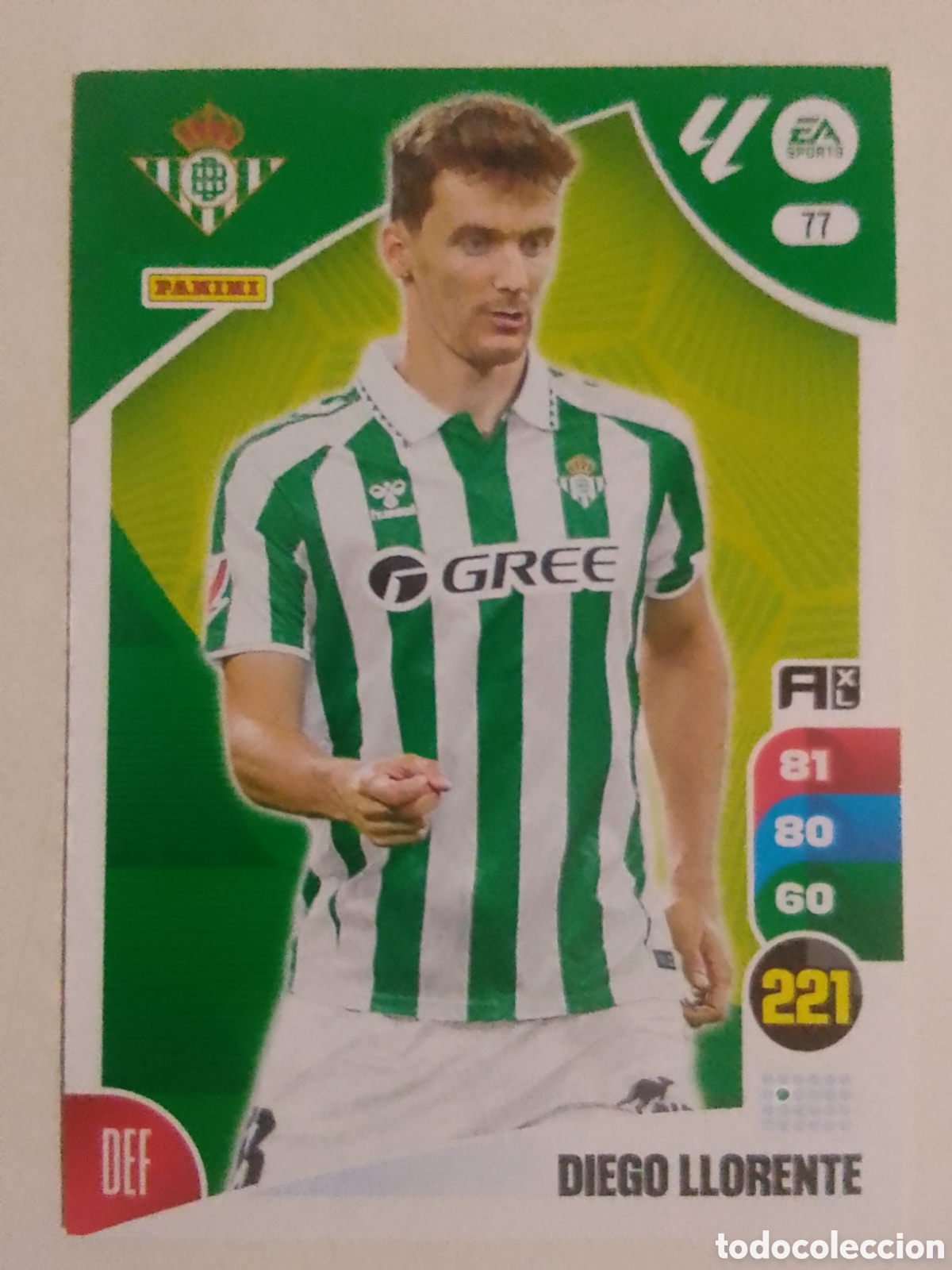 Figurine di Calcio: Adrenalyn XL 2024-25 n&deg; 77 Diego Llorente &bull; Betis.