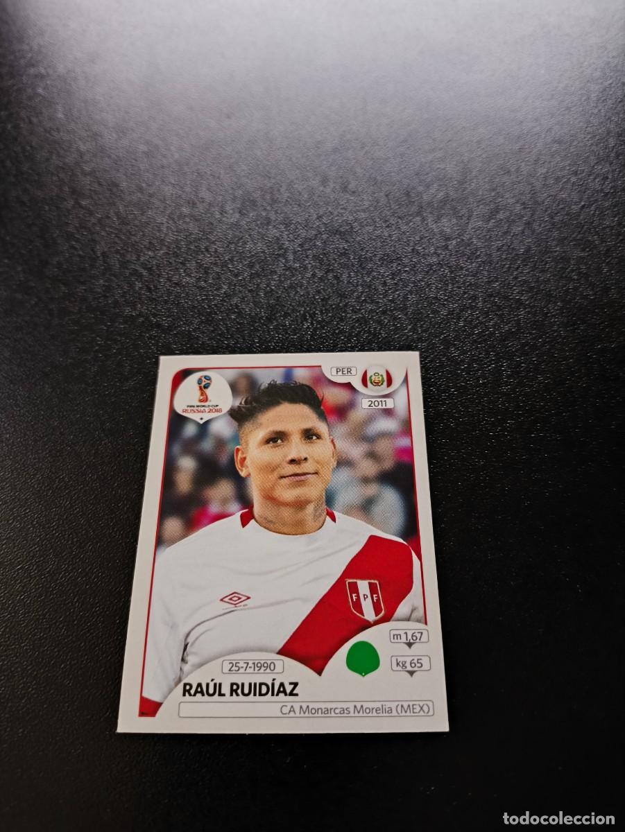Figurine di Calcio: 250 Raul Ruid&iacute;az PERU SIN PEGAR FIFA WORLD CUP MUNDIAL RUSIA 2018 NO LIGA ESTE