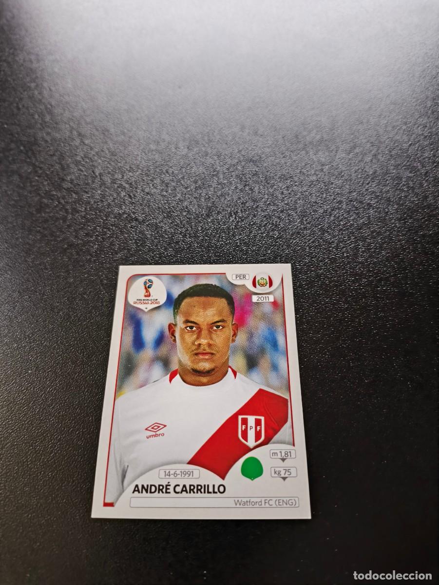 Cromos de F&uacute;tbol: 251 Andr&eacute; Carrillo PERU SIN PEGAR FIFA WORLD CUP MUNDIAL RUSIA 2018 NO LIGA ESTE