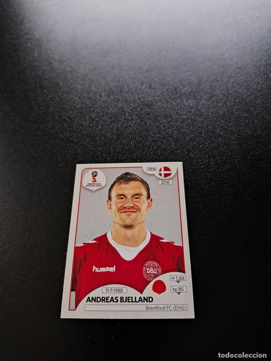 Cromos de F&uacute;tbol: 258 Andreas Bjelland DINAMARCA SIN PEGAR FIFA WORLD CUP MUNDIAL RUSIA 2018 NO LIGA ESTE